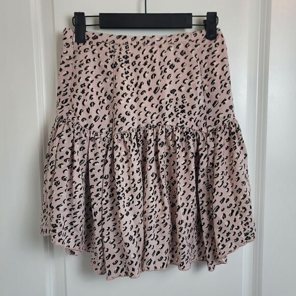 NWT- MIA JOY Leopard Print Skirt - Picture 5 of 11